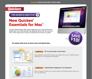 quicken essentials for mac versions